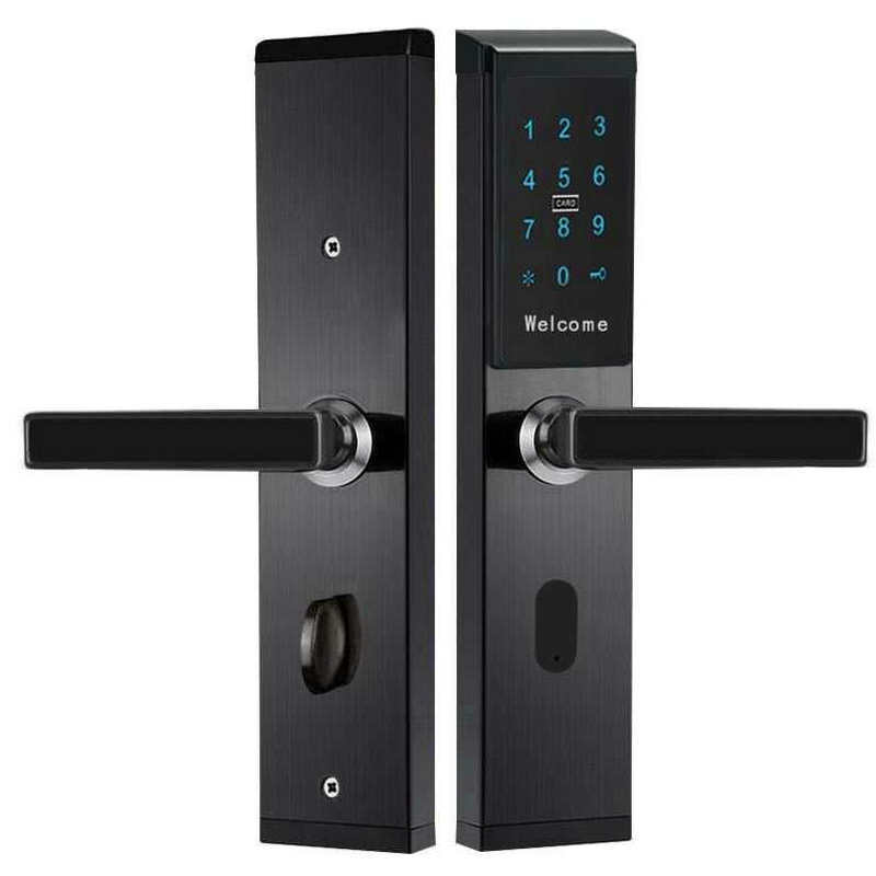 公寓远程磁卡密码通用电子锁 一卡通智能锁 酒店家居刷卡防盗门锁