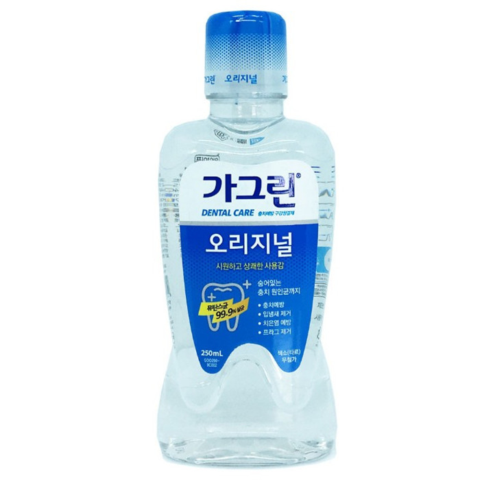 韩国正品佳口林漱口水薄荷味清新口气抗菌250ml